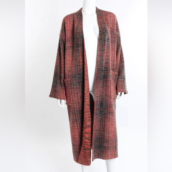 MISSONI
PLAID STRIPED KNIT DUSTER - Picture 2 of 7
